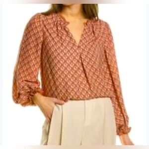 Max Studio Mauve Blouse-Size Medium
